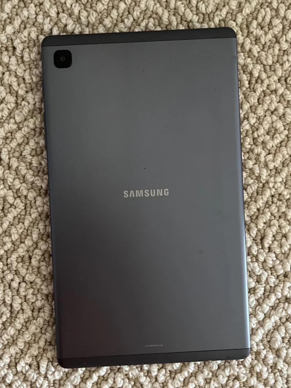 Samsung Black Tablet with Detachable Bluetooth Keyboard and Cables